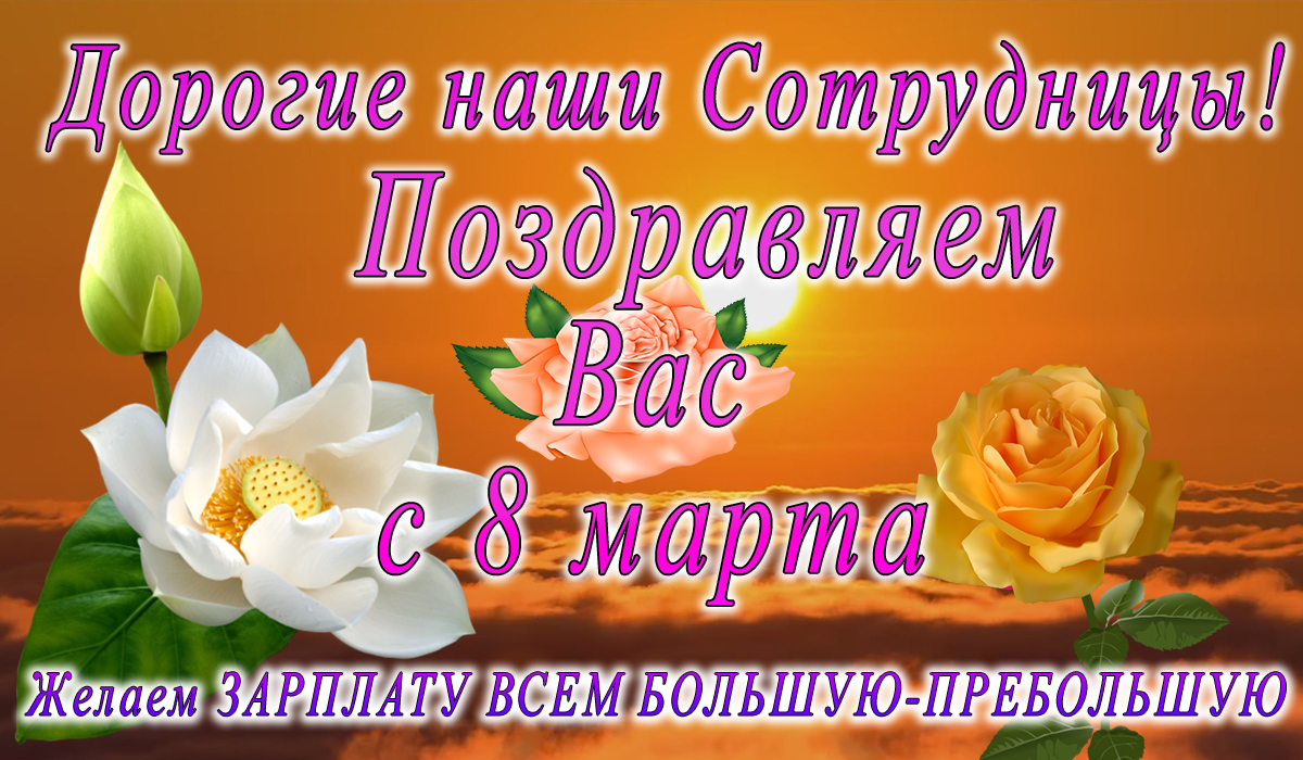 с 8 марта	;	сотрудники	;	поздравление	;	apipa.ru